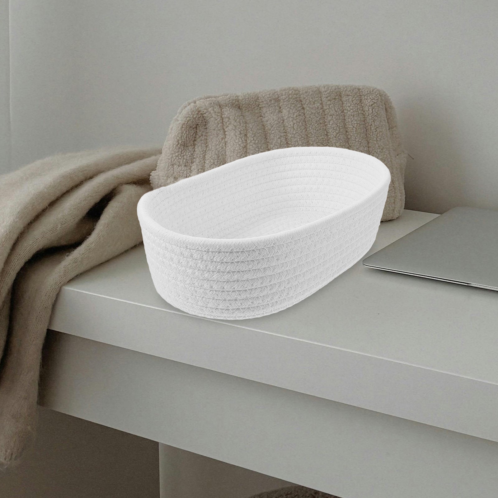 Cotton Rope Boat - Shaped Storage Basket | Tabularaaza