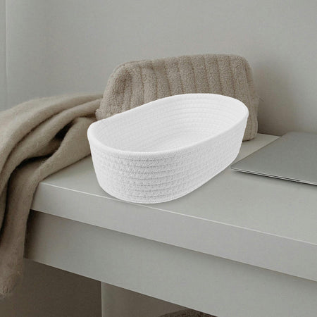 Cotton Rope Boat - Shaped Storage Basket | Tabularaaza