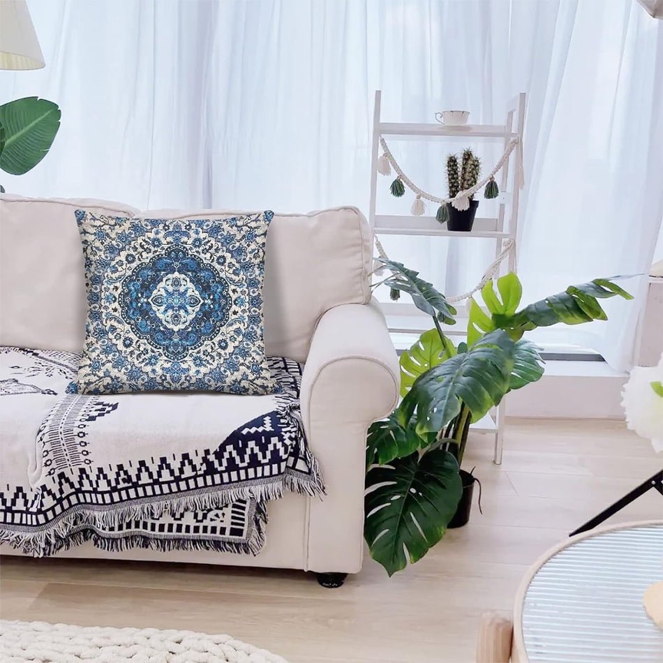 Decorative Linen Cushion Cover | Tabularaaza