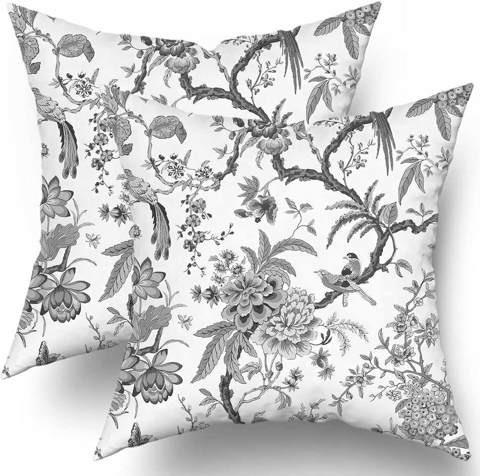Floral & Bird Decorative Cushion Covers | Tabularaaza