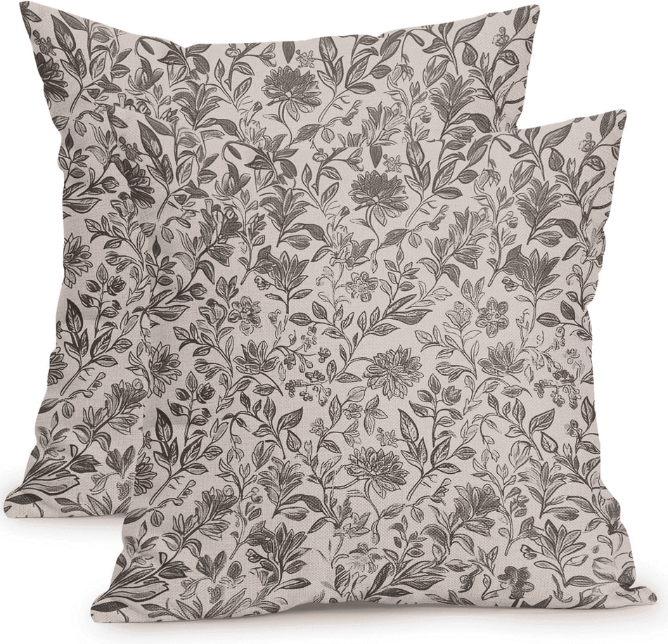 Floral Block - Print Cushion Covers | Tabularaaza
