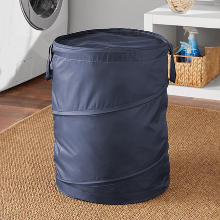 Pop - Up Laundry Hamper with Zipper Lid | Tabularaaza