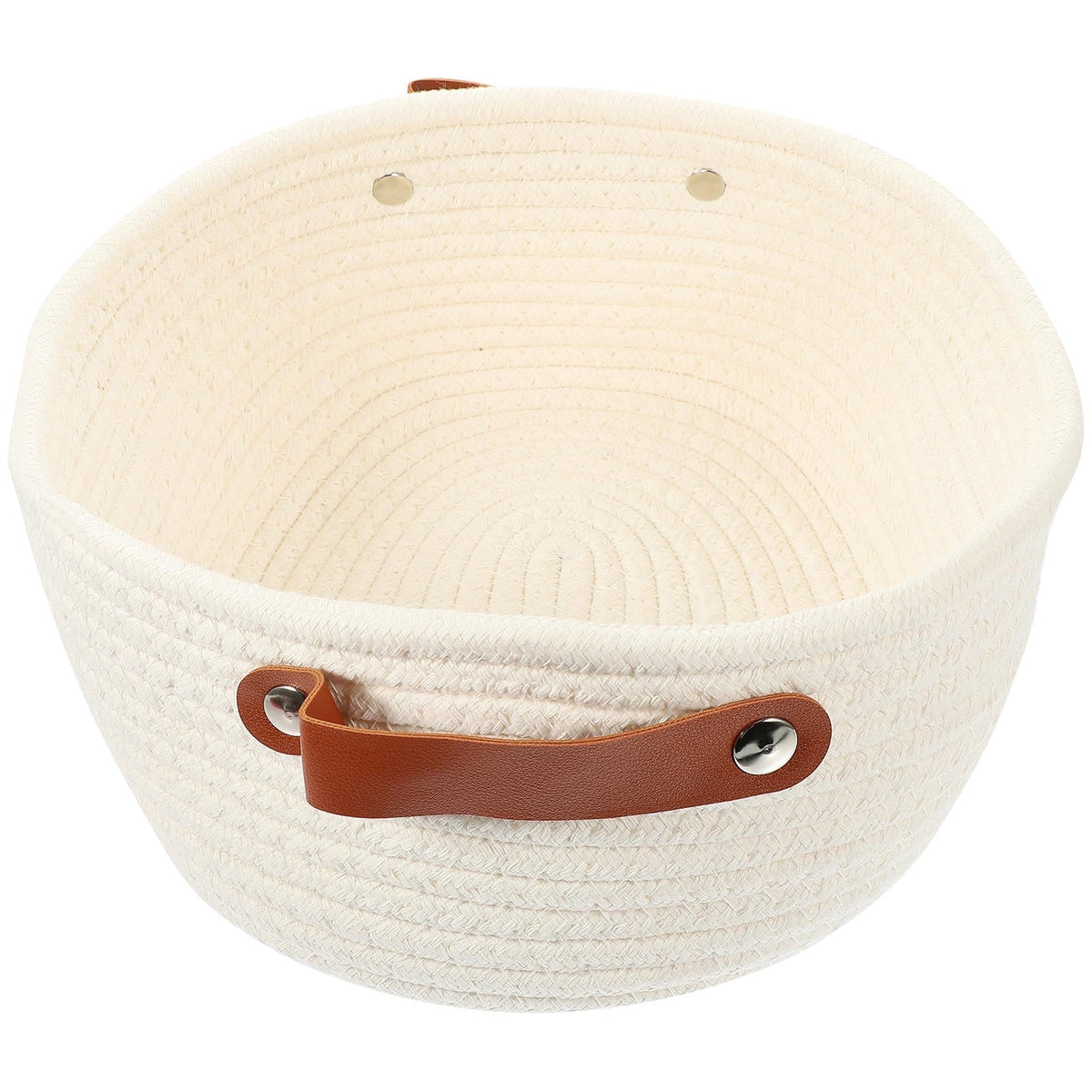 Rectangular Cotton Rope Storage Basket Set | Tabularaaza