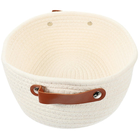 Rectangular Cotton Rope Storage Basket Set | Tabularaaza