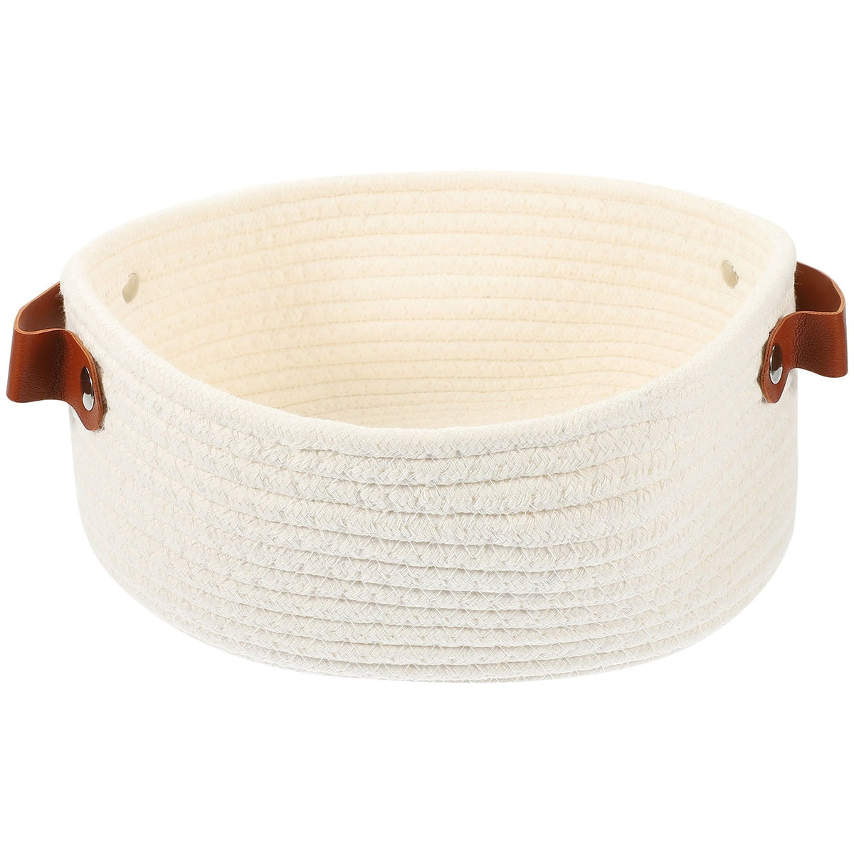 Rectangular Cotton Rope Storage Basket Set | Tabularaaza