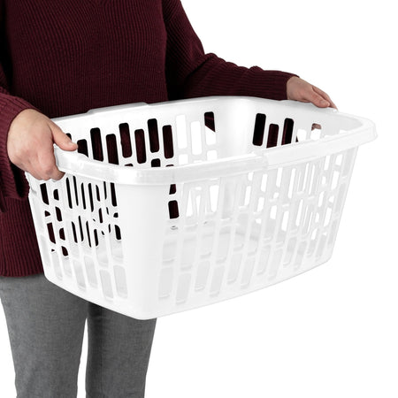 Rectangular Plastic Laundry Basket | Tabularaaza