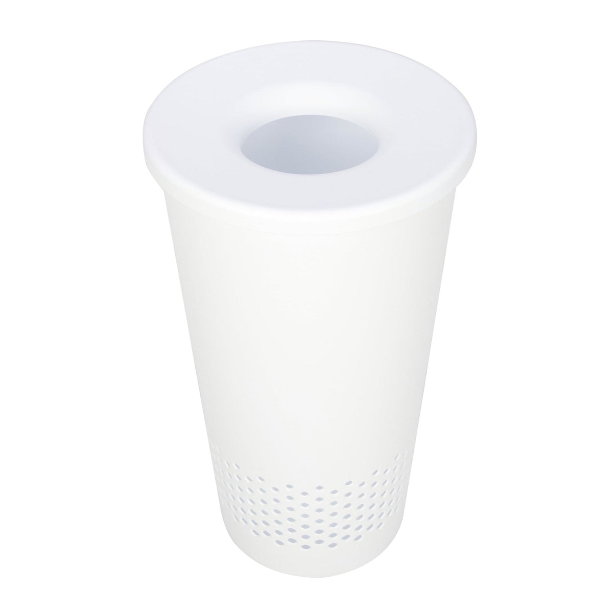 Round Lidded Laundry Hamper | Tabularaaza