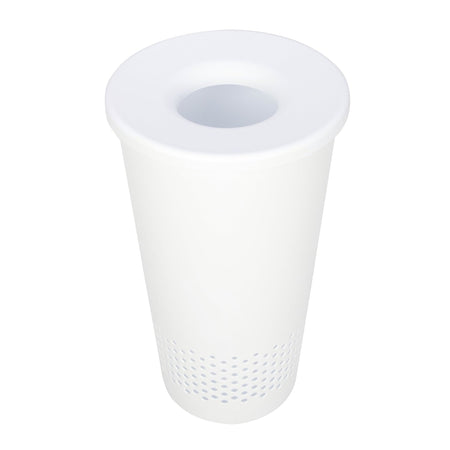 Round Lidded Laundry Hamper | Tabularaaza