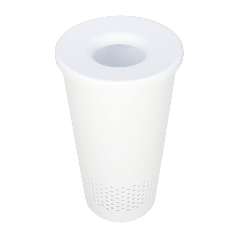 Round Lidded Laundry Hamper | Tabularaaza