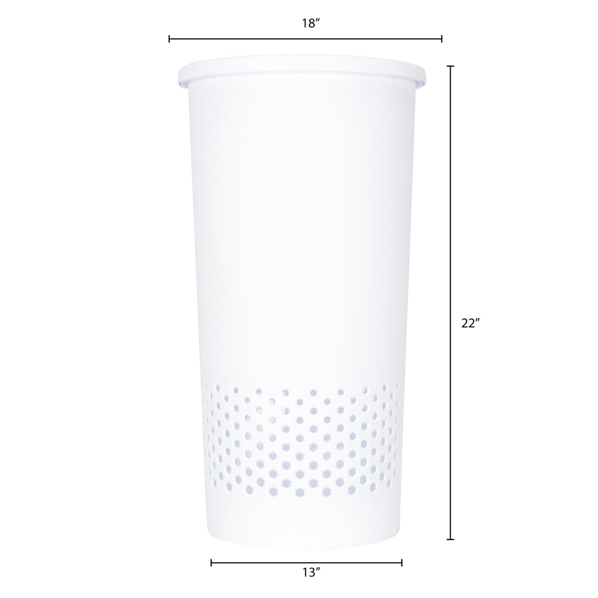 Round Lidded Laundry Hamper | Tabularaaza