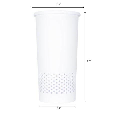 Round Lidded Laundry Hamper | Tabularaaza